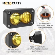 Kit Farol LED Amarelo Baja para Sur-Ron X260, Talaria Sting R MX4 - Iluminação Potente e Segura - imagem 5