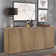 Aparador Buffet 4 Portas Veneza - Design Moderno e Resistente para Ambientes Sofisticados - imagem 3