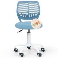 Cadeira Kids and Teens Giratória Tela Mesh Moderna Azul - Conforto e Estilo para Estudo e Lazer - imagem 2