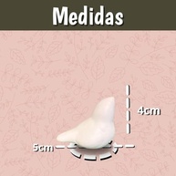 Jogo 4 Passarinhos Andorinha em Cerâmica Artesanal - Decoração Simbólica e Encantadora - imagem 4