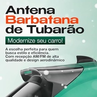 Antena Tubarão Universal: Design Moderno, Sinal AM/FM Forte e Sem Ruídos de Vento - imagem 3