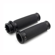 Manoplas de Guidão de Moto em Alumínio Antiderrapante - Premium para 883, Sportster, Dyna e Mais (Preto) - imagem 1