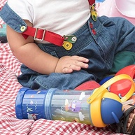 Copo Com Porta Snack Playfyl Azul Summer Sky Fisher Price - Prático e Antivazamento - imagem 3