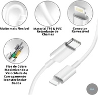 Carregador Turbo 25W para iPhone 8 ao 14: Rápido, Seguro e Homologado Anatel - imagem 5