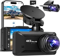 Câmera de Painel 4K Frontal e Traseira com Wi-Fi Integrado e App | Visão Clara e Segurança Total - imagem 2