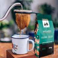 iá Café Especial Torrado e Moído 250g | Puro 100% Arábica da Alta Mogiana | Notas Chocolate Castanhas Caramelo | Corpo Cremoso - imagem 2