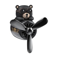 Difusor de Ar para Carro Urso Piloto Giratório - Aromaterapia e Decoração Divertida - imagem 1