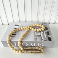 Japamala Artesanal em Madeira - Decoração Sofisticada para Sala e Quarto - imagem 3