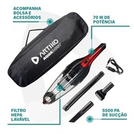 Aspirador de Pó e Líquidos Sem Fio Artiko Aquadust Turbo 70W - Potente e Versátil - imagem 5