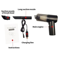 Aspirador Portátil 6000Pa 120W: Limpeza Sem Fio e Potente para Seu Carro e Casa - imagem 4