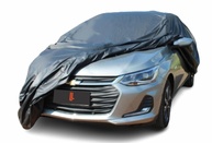 Capa Automotiva MONSHELL Premium: Couro Sintético Impermeável, Proteção Solar e Chuva (G) - imagem 1