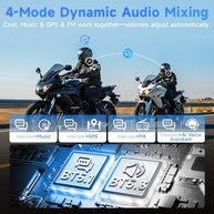 Intercomunicador Moman H2S para Moto: Conexão Avançada e Áudio Hi-Fi até 1000m - imagem 5
