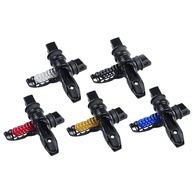 Pedaleira Esportiva Azul Universal para Motos - Estilo e Conforto - imagem 1