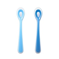 KaBaby Kit com 2 Colheres de Silicone Azul - Seguras, Macias e Perfeitas para Bebês - imagem 2
