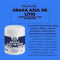 Graxa Azul de Lítio Premium para Rolamentos Automotivos e Industriais - Lubrificação Profissional de Alta Performance - imagem 3
