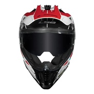 Capacete LS2 MX702 Namib Branco, Azul e Vermelho - Aventura e Segurança com Estilo - imagem 4