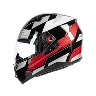 Capacete Moto Bieffe B-40 Spect Preto e Rubro: Segurança e Estilo com Viseira Solar Integrada - imagem 2