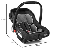 Bebê Conforto Multikids Baby Preto e Cinza - Segurança e Conforto de 0 a 13kg - imagem 3
