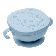 Bowl com Tampa e Ventosa Baby Elefante Rosa - Seguro e Divertido para Refeições Infantil - imagem 3