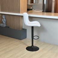 Kit 3 Banquetas Giratórias com Encosto - Design Moderno para Cozinha Americana e Balcão - imagem 5