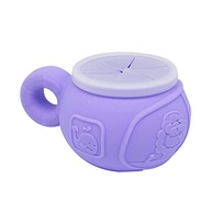Porta Salgadinho Baleia em Silicone - Marcus E Marcus, Roxo, Pequeno - imagem 2