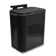 Lixeira Suspensa 9L com Alça e Suporte Adesivo - Moderna e Prática para Banheiro e Cozinha (Preto) - imagem 2