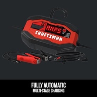 Carregador de Bateria CRAFTSMAN 3 em 1: Carrega, Mantém e Restaura | 3A, 12V - imagem 5