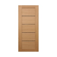 Adesivo Decorativo para Porta de Madeira Moderno Bege e Marrom - Design Sofisticado - imagem 1