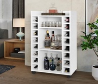 Buffet Adega Bélgica Branco - Organize sua Home Bar com Estilo e Funcionalidade - imagem 1