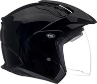 Capacete Bell Mag-9 Aberto Preto Brilhante - Conforto e Segurança para Sua Moto - imagem 1