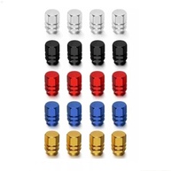 Kit 4 Tampas de Válvula de Alumínio Universal - Azul Sky para Carros, Motos e Bicicletas - imagem 2
