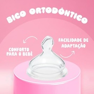 Bico Mamadeira Big Ortodôntico Tetê 100% Silicone Universal - Conforto e Segurança para Bebês - imagem 5