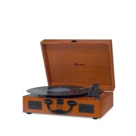 Vitrola Raveo Sonetto Wood: USB, Bluetooth e Som Potente 10W | Design Clássico Marrom - imagem 3