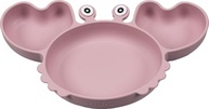 Kit Alimentação Bebê Silicone Rosa - 9 Peças Completo com Prato, Copo e Talheres BLW - imagem 5
