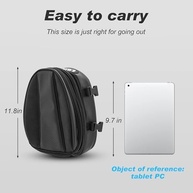 Bolsa Traseira Moto 15L Impermeável Couro Sintético - Aventura e Praticidade - imagem 4