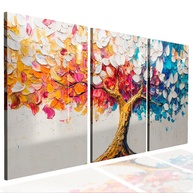 Kit 3 Quadros Decorativos Borboleta Gold Blue 60x40cm - Design Moderno para Sala e Quarto - imagem 1