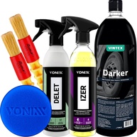 Kit Completo Detalhamento Automotivo: Limpador Borracha, Descontaminante Ferroso e Pretinho Vonixx - imagem 1