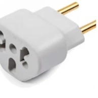 Kit 3 Adaptadores Tomada Universal 10A/20A Branco - Conexão Segura e Moderna - imagem 5