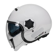 Capacete Moto GP Tech Zoom Branco: Estilo, Segurança e Conforto com Óculos Interno e Queixeira Removível - imagem 2