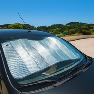 Protetor Solar Para-brisa Metálico: Mantenha Seu Carro Fresco e Protegido do Calor! - imagem 1