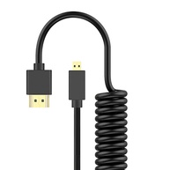 Cabo Espiral HDMI x Micro-HDMI WorldView 4K: Conexão Rápida e Imagem Incrível - imagem 4