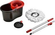 MOP Giratório 100% Microfibra com Balde 8L e Cabo Inox Ajustável - Limpeza Rápida e Eficiente - imagem 4