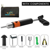 Kit Reparo Pneu Sem Câmara GRAND PITSTOP 21 Peças c/ Alicate Multifuncional - Carros, Motos e Mais - imagem 3