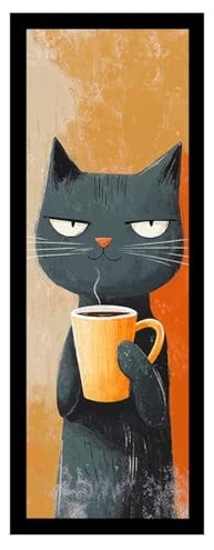 e-cantinho-com-2-tema-do-a-cm-cozinha-gatos-18x45-preto-quadros-decoracao-para-cafe-kit-a