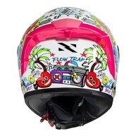 Capacete Norisk Flow Trap Branco e Rosa: Segurança e Estilo para Você! - imagem 5