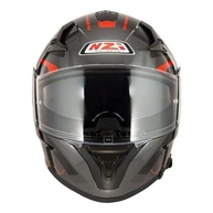 Capacete Nzi Go Rider Motion Cinza/Vermelho/Preto - Segurança e Estilo para Sua Pilotagem - imagem 3