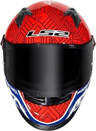 Capacete LS2 FF358 Pro Tiempo White Red Blue - Segurança e Estilo para Sua Pilotagem - imagem 5