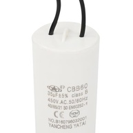 Capacitor CBB60 35µF para Compressor de Ar, Motor de Bomba e Ar Condicionado - Cilíndrico com Condutor - imagem 5