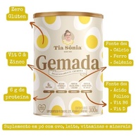 Tia Sônia, Gemada em pó com Canela do Ceilão e Caramelo Tia Sônia 300g - imagem 3