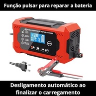 Carregador Inteligente 12V Bivolt para Carro e Moto: Bateria Sempre Nova! - imagem 5